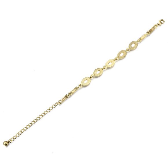 2/$25 NEW Natural shell oval Link Bracelet with extender chain Real shell links - Picture 3 of 4